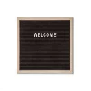 BETŰTÁBLA FA KERETTEL 30 X 30 CM