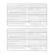 BETŰTÁBLÁHOZ KIEGÉSZÍTŐ BETŰKÉSZLET