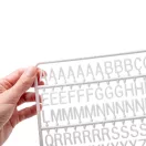 BETŰTÁBLÁHOZ KIEGÉSZÍTŐ BETŰKÉSZLET