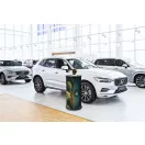 KÍNÁLÓ PULT PRO KÖR ALAKÚ FEKETE FEDLAPPAL