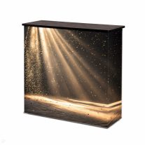 TEXTIL KÍNÁLÓPULT IMPRESS FEKETE TETŐVEL