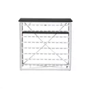 TEXTIL KÍNÁLÓPULT IMPRESS FEKETE TETŐVEL ÁTVILÁGÍTÓS LED