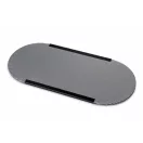 KÍNÁLÓ PULT STANDARD NAGY FEKETE FEDLAPPAL ÉS KORONÁVAL