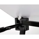 TEXTIL KÍNÁLÓPULT FEHÉR TETŐVEL