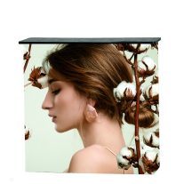 TEXTIL KÍNÁLÓPULT FEKETE TETŐVEL