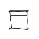 TEXTIL KÍNÁLÓPULT FEKETE TETŐVEL