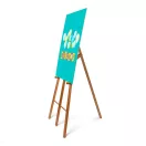 KRÉTATÁBLA ÁLLVÁNY BARNA PRÉMIUM KEMÉNYFÁBÓL