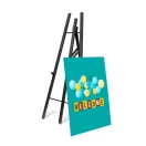 KRÉTATÁBLA ÁLLVÁNY FEKETE PRÉMIUM KEMÉNYFÁBÓL