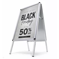 MEGÁLLÍTÓ TÁBLA DESIGN 32 MM LEKEREKÍTETT PROFILLAL A0