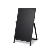   FA MEGÁLLÍTÓ TÁBLA FLIP ÁTFORDÍTHATÓ FEKETE 55 X 105 CM