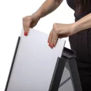 MEGÁLLÍTÓ TÁBLA FÉM CSERÉLHETŐ PANELLEL