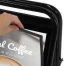 MEGÁLLÍTÓ TÁBLA FÉM ELEGÁNS B1