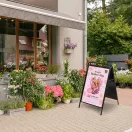 MEGÁLLÍTÓ TÁBLA FÉM ELEGÁNS B2