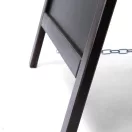 NATURA FA KRÉTÁVAL ÍRHATÓ MEGÁLLÍTÓ TÁBLA SÖTÉTBARNA 55 X 85 CM