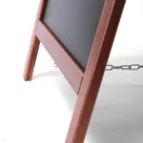 NATURA FA KRÉTÁVAL ÍRHATÓ MEGÁLLÍTÓ TÁBLA VILÁGOSBARNA 55 X 85 CM