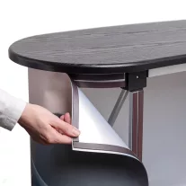 POP-UP MÁGNESES KÍNÁLÓPULT FEKETE FEDLAPPAL