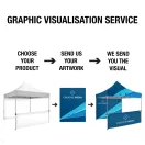 POP-UP REKLÁMSÁTOR 3X4,5 M TÁSKÁVAL ÉS RÖGZÍTŐ SZETTEL