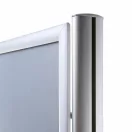 PLAKÁTTARTÓ ÁLLVÁNY 25 MM GÉRVÁGOTT PROFILLAL B1 KÉTOLDALAS