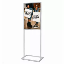 PLAKÁTTARTÓ ÁLLVÁNY PLAKÁTKERETTEL A1 KÉTOLDALAS