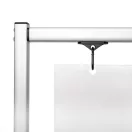 PLAKÁTTARTÓ ÁLLVÁNY LENGŐ DEKORRAL A2