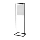 PLAKÁTTARTÓ ÁLLVÁNY LENGŐ DEKORRAL A2 FEKETE