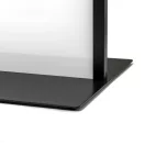 PLAKÁT ÁLLVÁNY CSERÉLHETŐ PANELLEL FEKETE 2A1