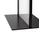 PLAKÁT ÁLLVÁNY CSERÉLHETŐ PANELLEL FEKETE 2A1