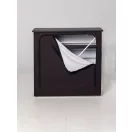 TEXTIL KÍNÁLÓPULT IMPRESS FEKETE HÁTFAL ZIPZÁRRAL