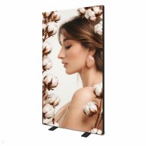 VILÁGÍTÓ TEXTILFAL KÉTOLDALAS FEKETE 100 X 200 CM