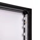 VILÁGÍTÓ TEXTILFAL KÉTOLDALAS FEKETE 100 X 200 CM