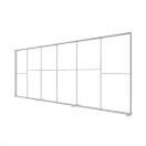 VILÁGÍTÓ TEXTILFAL PRO FLEX KÉTOLDALAS 600x300 CM