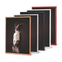 Plakátkeret gérvágott sarokkal