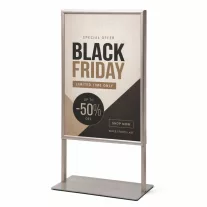 Plakátkeret kétoldalas