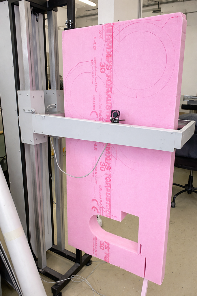 XPS habból készült 3D kivágás